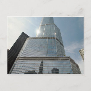 Postal Reflexiones en azul, Chicago, IL