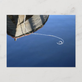 Postal Reflexiones en barco: Derwentwater