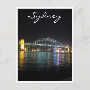 Postal reflexiones nocturnas de sydney