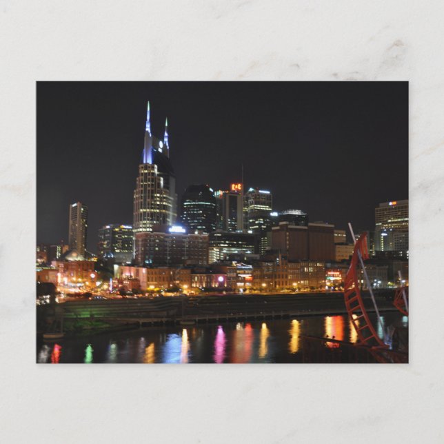 Postal Reflexiones nocturnas Nashville, Tn - Postcard (Anverso)
