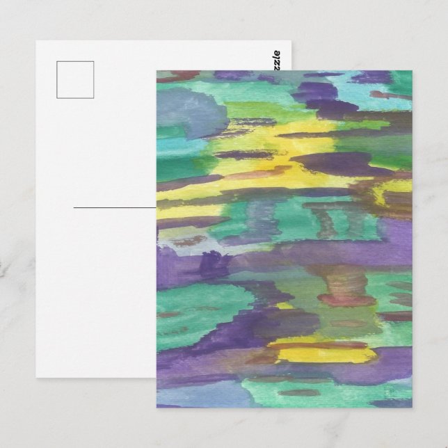 Postal Reflexiones Resumen de arte (Anverso / Reverso)