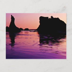 Postal Reflexiones rocosas - Bandon, Oregón