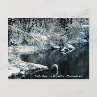 Postal Reflexiones Royalston, Massachusetts del invierno