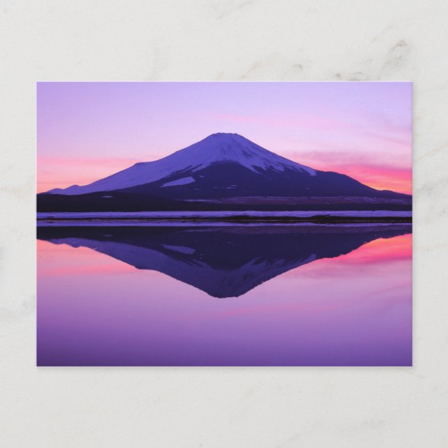 Postal Reflexiones sobre el agua | Sakasa-Fuji (Anverso)