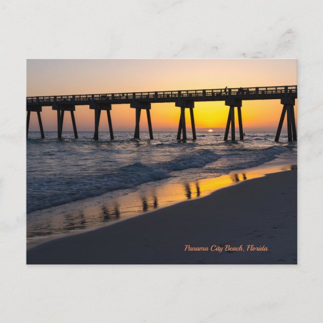 Postal Reflexiones sobre el atardecer en la playa de la C (Anverso)