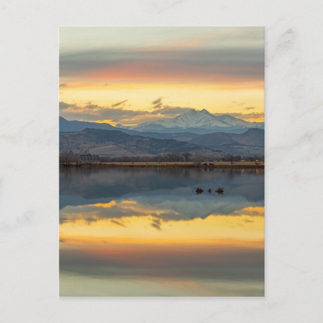 Postal Reflexiones sobre el lago McCall (Anverso)