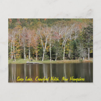 Postal Reflexiones sobre el lago Saco