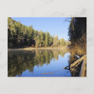 Postal Reflexiones sobre el río Kettle