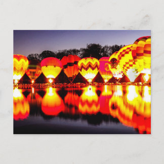 Postal Reflexiones sobre globos de aire caliente