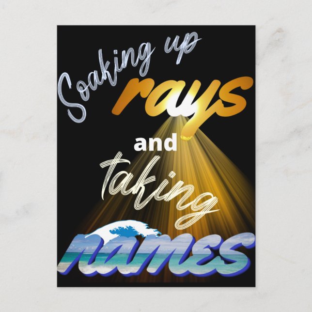 Postal Refrigeración por rayas y toma de nombres en veran (Anverso)