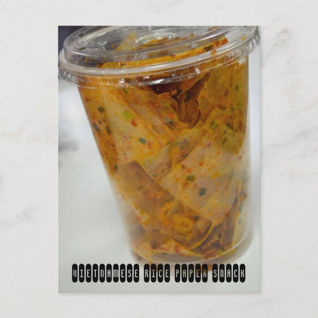 Postal Refrigerio de papel de arroz vietnamita (Anverso)