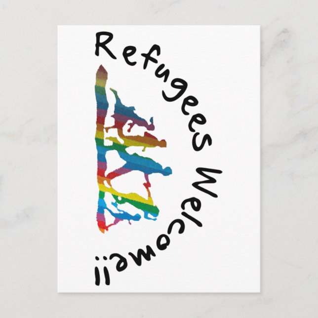 Postal Refugees Welcome (Anverso)