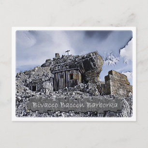 Postal Refugio alpino Bivacco Baccon Barborka - Dolomiti