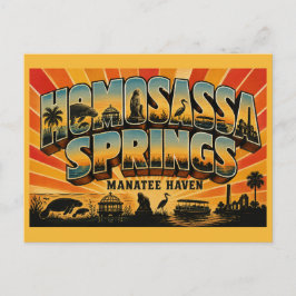 Postal Refugio de Manatíes de Homosassa Springs Florida