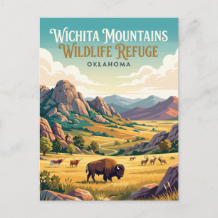 Postal Refugio de Vida Silvestre de las Montañas Wichita