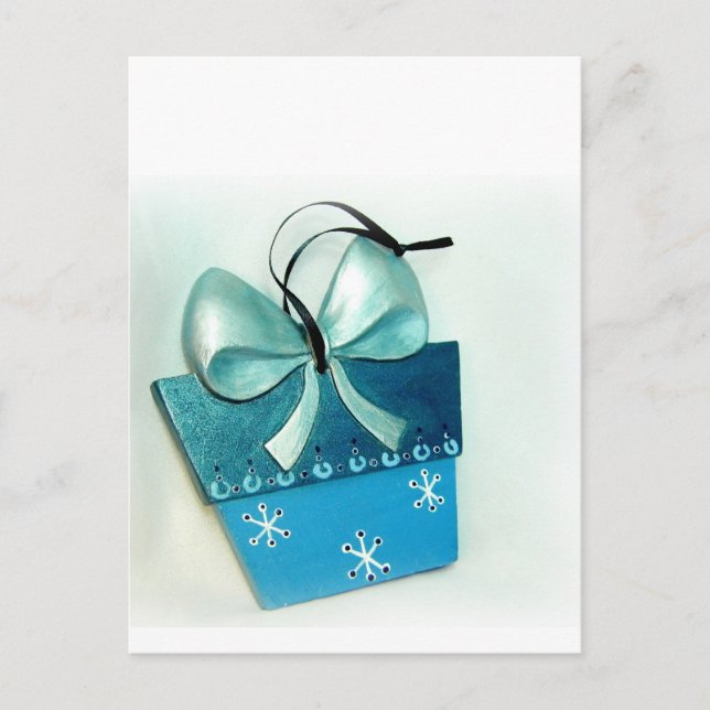 Postal Regalo azul II (Anverso)