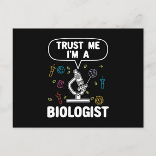 Postal Regalo biólogo de biología