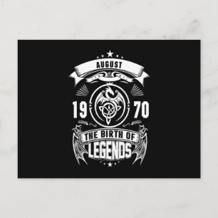 Postal Regalo de Agosto   1970 El Nacimiento de las Leyen