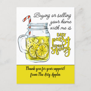 Postal regalo de agradecimiento al personal voluntario re