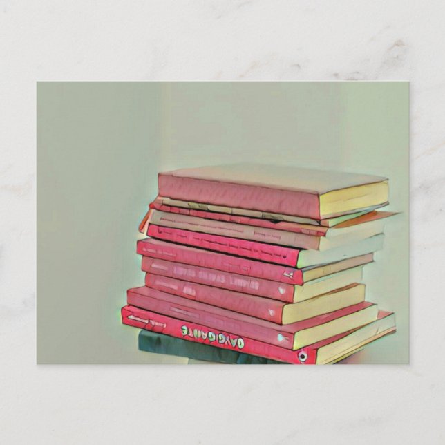 Postal Regalo de amante de libros de Guay (Anverso)