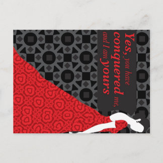 Postal Regalo de Anna Karenina con cita de la novela