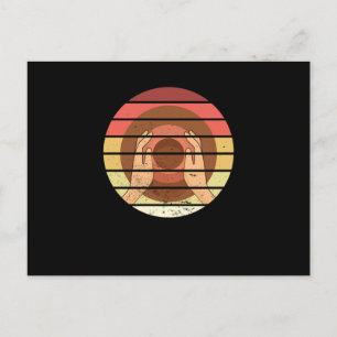 Postal Regalo de artista de escultura de cerámica retro