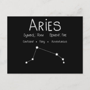 Postal Regalo de astrología de la constelación del signo