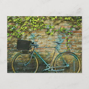 Postal regalo de bicicleta de montaña