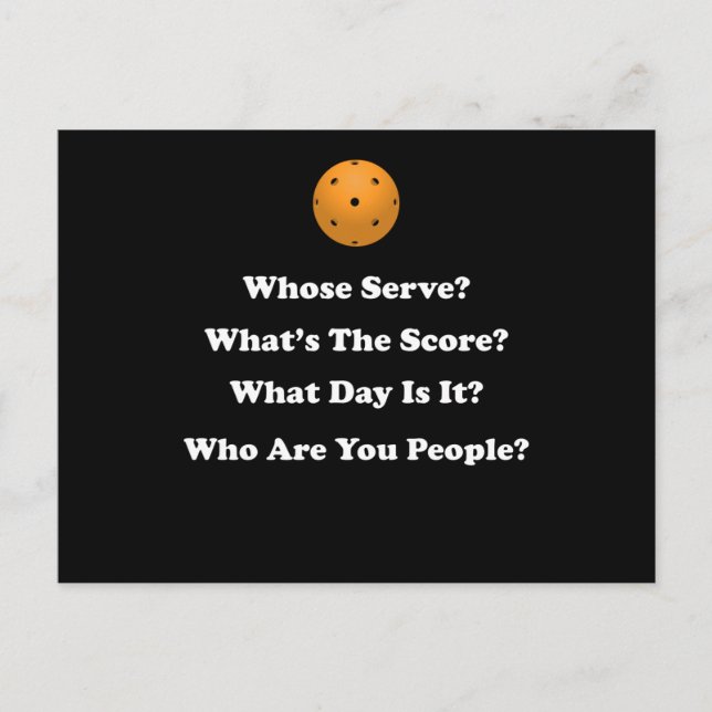 Postal Regalo de bolas de bolas (Anverso)