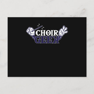 Postal Regalo de Choir Geek Chorus Choral Music Conductor