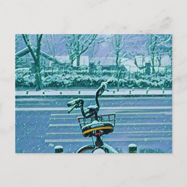 Postal Regalo de ciclismo sobre el amante (Anverso)