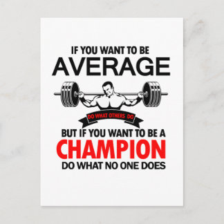 Postal regalo de culturista