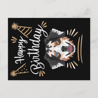 Postal Regalo de cumpleaños Australian Shepherd