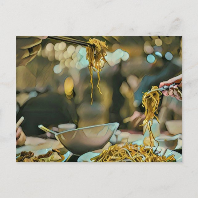 Postal regalo de cumpleaños de Ramen (Anverso)