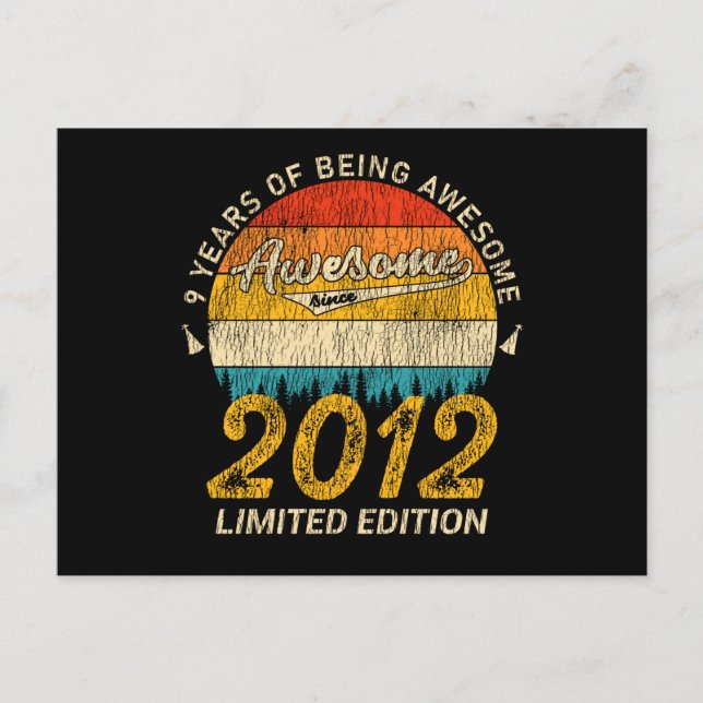 Postal Regalo de cumpleaños edición limitada desde 2012 (Anverso)