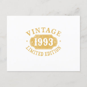 Postal Regalo de Cumpleaños Mejor Limitado para los 90