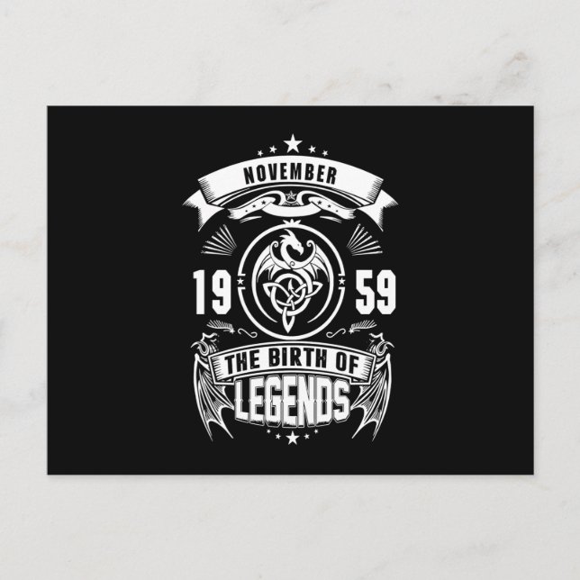 Postal Regalo de Cumpleaños | Noviembre 1959 El Nacimient (Anverso)