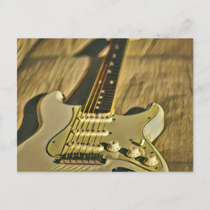 Postal Regalo de cumpleaños para guitarrista