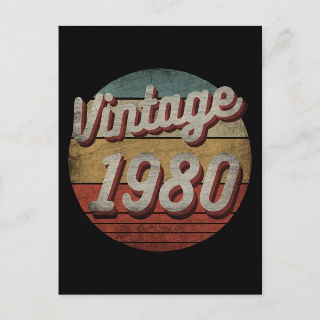 POSTAL REGALO DE CUMPLEAÑOS PARA HOMBRES Y MUJERES DE ÉPO (Anverso)