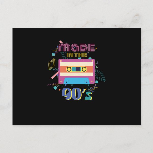 Postal Regalo de cumpleaños para mujeres y hombres hechos (Anverso)