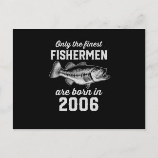 Postal Regalo de Cumpleaños Pescador Pesca 2006