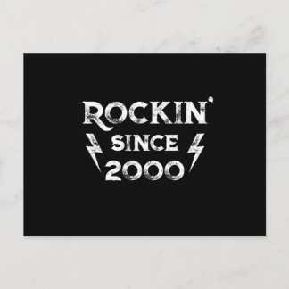 Postal Regalo de Cumpleaños Rock Clásico para los 2000
