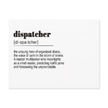 Regalo de despachador, policía