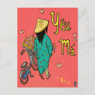 Postal Regalo de Día de la Madre de mamá vietnamita de Il