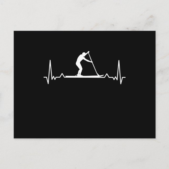 Postal Regalo de embarque de remo para la barcaza de remo (Anverso)