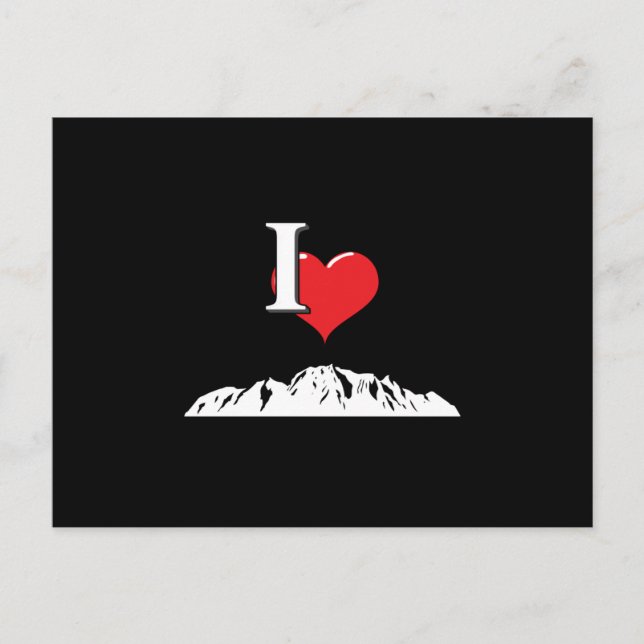 Postal Regalo de escalada de montañas rocosas Idea de reg (Anverso)