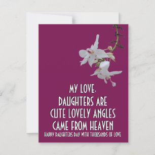 POSTAL REGALO DE FLORES PARA EL DÍA DE LAS HIJAS