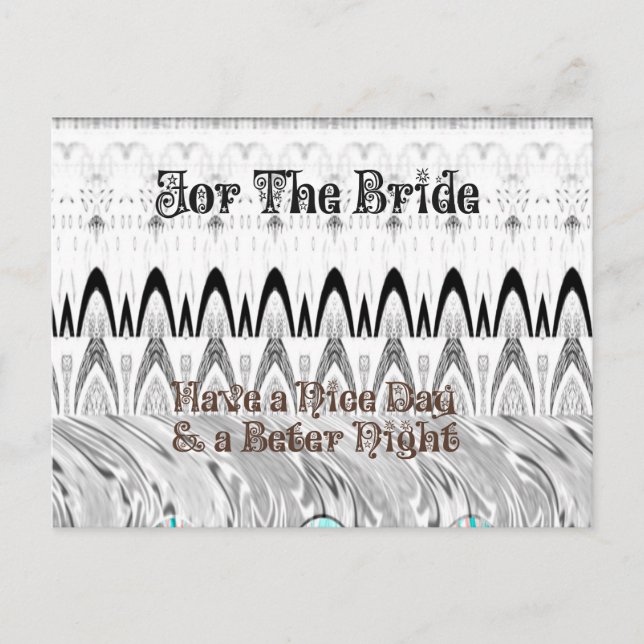 Postal Regalo de Impresión de Arte para Fiesta de Despedi (Anverso)