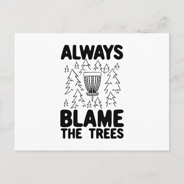 Postal Regalo de la cesta del disco de golf de disco de d (Anverso)