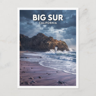 Postal Regalo de la playa Pfeiffer Big Sur California